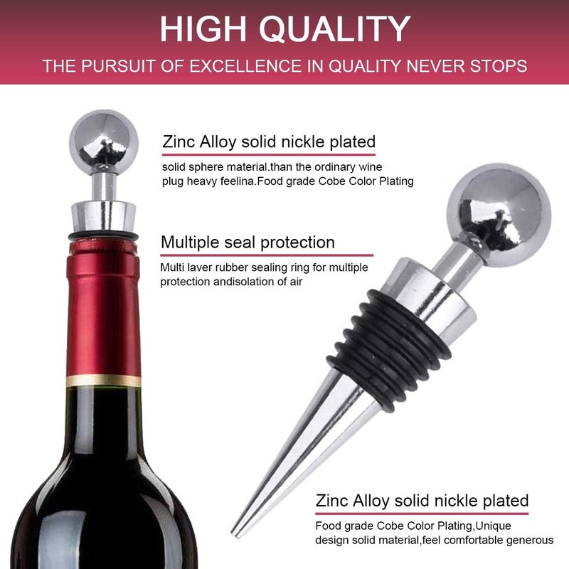 QONYFONE Wine Opener, Rabbit Corkscrew with Elegant Wooden Box, Premium 9-Piece Set, Includes Wine Stopper, Foil Cutter, Aerator, Quick and Easy Cork Extraction for Wine Lovers, Bronze - Image 5